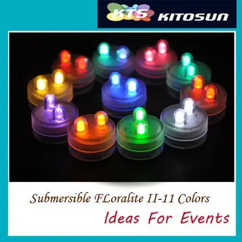 50pcs* Mini LED Vandeniui Arbata Šviesos Baterijos, Elektriniai Giluminiai RGB Šviesos partijų Vestuvių Puošmena atostogų apšvietimas