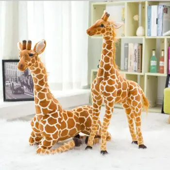 60/80cm Modeliavimas Pliušinis Žirafa Žaislai Mielas iškamša Lėlės, Minkšti Žirafa Lėlės Aukštos Kokybės Gimtadienio Dovana Vaikams