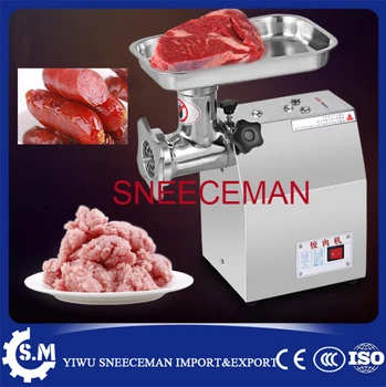 600kg/h komercinės nerūdijančio plieno elektrinė mėsmalė, Multi-funkcija smulkintuvas mėsai mašina dešra pildymo klizma mašina