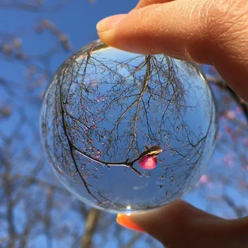 60mm Retas Aišku, crystal ball Sferoje, krištolo rutuliai parduoti fengshui kamuolį, namų puošybai