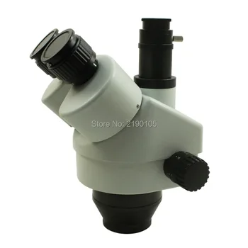7X-90X Trinokulinis Pramonės Kontrolės Zoom Stereo Mikroskopas Sistema + LED Šviesos Žiedas + C-mount Adapteris Paramą C-Mount Fotoaparatas