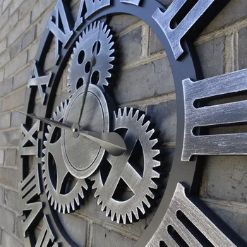 80CM Didelis Sieninis Laikrodis Siųsti 3d Įrankius, Laikrodis, Medinės Duvar Saati Sienos Žiūrėti Reloj Sumalti Relogio de Parede Horloge Murale Namų dekoro