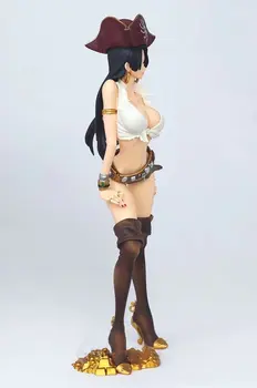 Anime Seksualus Paveikslą Vienas Gabalas Vėliavos Diamond Laivo Boa Hancock PVC Veiksmų Skaičius, Surinkimo Modelį, Žaislai, Lėlės 23cm