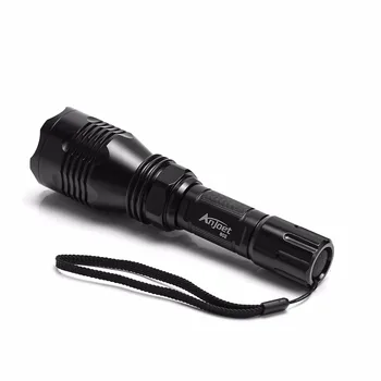 ANJOET HS-802 Taktinis LED Žibintuvėlis L2/Q5 Vienas failas Žibinto lempa + Nuotolinio Slėgio Jungiklis+Gun kalnas Naudoja 18650 bateriją