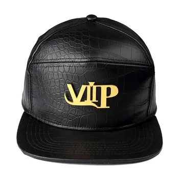 Aukštos Kokybės Metalo Ženklo VIP Star Snapback PU Skrybėlės Full Cap Hip-Hop Beisbolo Kepuraitės Populiarus Vyrai Moterys Riedlentė Roko Kaulų