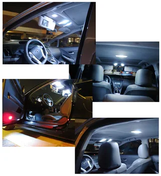 AutoEC, Didmeninės Kainos!! 2000x C5W 6 SMD 31mm/36mm/39mm/41mm 3528 1210 6 LED Girlianda Dome LED Lemputės Automobilių Šviesos Sourse #LK01