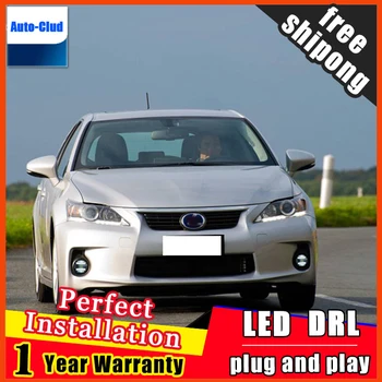 Automobilių stiliaus LED rūko šviesos Lexus LX 207-2013 LED Rūko žibintas su objektyvo ir LED dieniniai ligh automobilių 2 funkcija