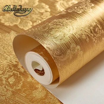 Beibehang tapetų Juostą KTV fone PVC tapetai aukso folija pakabinamų lubų medžiaga aukso tapetai,papel de parede,