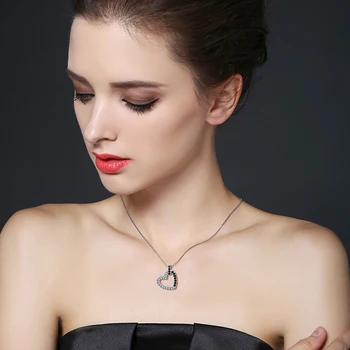 [BLACK PELAS] Aukštos Kokybės 925 Sterlingas Sidabro Fine Jewelry Madinga Dalyvavimas Karoliai Moterų Vestuvių Pakabučiai P184