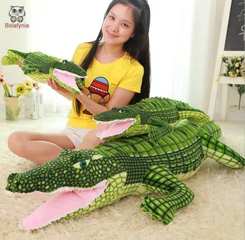 BOLAFYNIA Vaikams, kūdikių Įdaryti Žaislas Modeliavimas Didelis krokodilas pliušinis vaikas žaislai, lėlės gimtadienio dovana