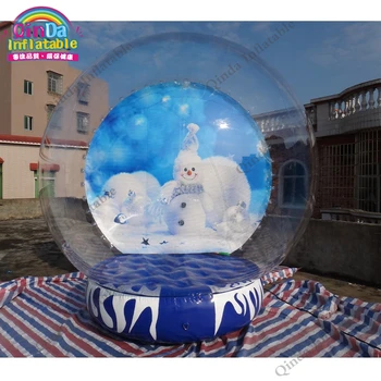 Burbulas Pripučiami Sniego Gaublys Švenčių & Party Prekių Sniego Pasaulyje Photo Booth Kalėdų Dekoracijos
