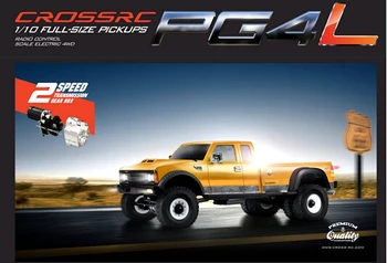 CROSSRC PG4L 4WD RINKINĮ Amerikiečių sunkiųjų raumenų pick-up truck profesija Surinkti Laipiojimo RC Automobilių Dalys Versija