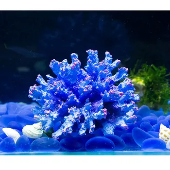 Derva Gėlių Koralų Akvariumo Apdaila Roko Žuvų Bakas Koralinis Rifas Ornamentu Koralų Augalų, Akvariumo Fonas Dekoro Skersmuo 11cm