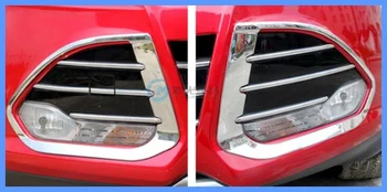 Didesnis žvaigždučių ABS chrome 2vnt automobilio priekinis rūko žibintas, apdailos dangtis+2vnt galinis rūko žibintas apdailos dangtelis Ford escape/kuga 2013