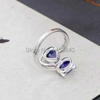 Didmeninė rankų darbo sidabro žiedas katė žiedo antikvariniai žiedas free dydis 12pcs/daug
