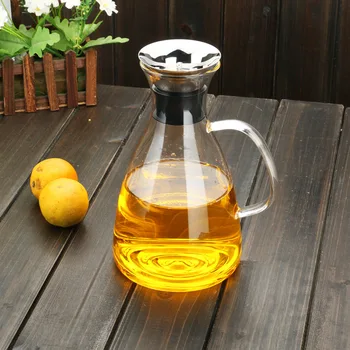 ELETON 1500ml Šalto vandens, atsparus stiklinis arbatinukas nustatyti, Danija SOLO didelės talpos Liang puodelio sulčių ąsotis virdulys Virdulys Drinkware
