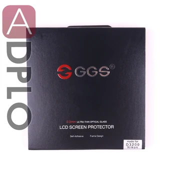 GGS 4-osios Kartos Tiktų Nikon D3200 Elektrostatinės Adsorbcijos Profesionalus LCD Screen Protector, Atsparios Optinio Stiklo