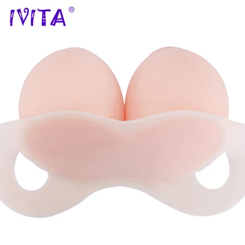IVITA 16KG Realus Silikoninių Krūtų Formos Fake Boobs Už Crossdressers Drag Queen Shemale Transseksualų Silicio Krūtų Formą