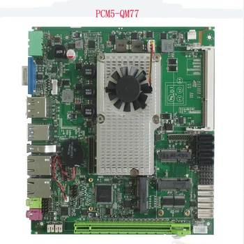 Karšto pardavimo Intel I7-3610QM PROCESORIUS (PCM5-QM77) Ventiliatoriaus Mini ITX pramonės Plokštė