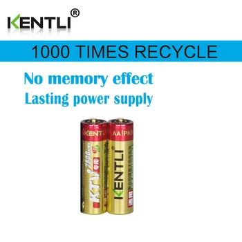 KENTLI 16-lizdas USB polimero li-ion ličio baterijos įkroviklis + 16 vnt. polimero li-ion baterijos AA / AAA tipo akumuliatoriai