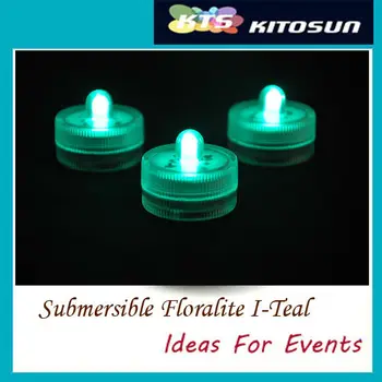 Kinija Didmeninė 100vnt/daug Originalių Super Povandeninis Floralyte Vestuvių Dekoravimas LED Šviesos Vandeniui LED Žvakė Tealight