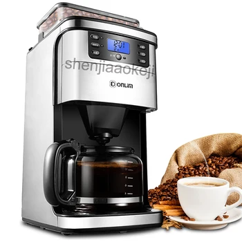 Komercinės automatinis kavos aparatas KF800 namų šlifavimo pupelių Cafe American mašina lašinamas kavos virimo aparatas 900W 1pc