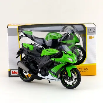 Maisto/1:12 Masto/Modeliavimas Diecast modelio motociklo žaislas/KAWASAKI Ninja ZX-10R Supercross/Subtilus vaikų žaislas/Colllection