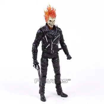 Marvel Ghost Rider Johnny Blaze PVC Action Figure Collectible Model Toy 23cm