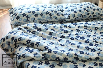 Medvilnės Storio Gėlių Spausdinti Japonija Stiliaus patogus patalynės komplektas king size antklode padengti nustatyti paklode antklode padengti pagalvės užvalkalą