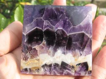 Natūralus kvarco kristalas gijimą. svajinga violetinė crystal piramidės 5585
