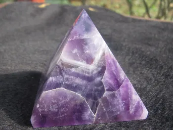 Natūralus kvarco kristalas gydymo svajinga violetinė crystal piramidės A2