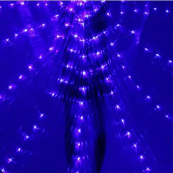 Naujas 2018 m. Veiklos Prop lemputės LED Ventiliatoriai Blizga Plisuotos Festivalis Karnavalas Kostiumas Priedai Pilvo Šokio Gerbėjas