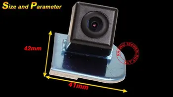 Navinio Nemokamas pristatymas galinio vaizdo atgal atvirkštinė automobilių stovėjimo aikštelė, kamera, skirta Ford Focus rankena sunkvežimių vandeniui NTSC, PAL( Pasirenkama)