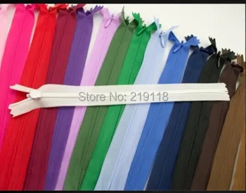 Nemokamas pristatymas Megzti nematomas užtrauktukas 60cm nėrinių užtrauktukas su 24 spalvų