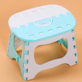 Nešiojamų lauko sustorėjimas suaugusiųjų ar vaikų žvejybos išmatose vonios kambarys išmatose maža virtuvė žingsnis išmatose plastikinės sulankstomos kėdės