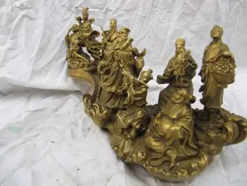 Parengti Kinijos klasikinės, pučiamųjų Aštuonių Laumės Immortals kirtimo jūra statula, skulptūra