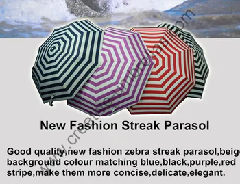 Pirkti 3pcs gauti 1 vnt nemokamai,tris kartus zebra serija eponžas sidabro lakas UV apsauga visas juodas rėmas stabdžių rūdžių vasaros skėtis