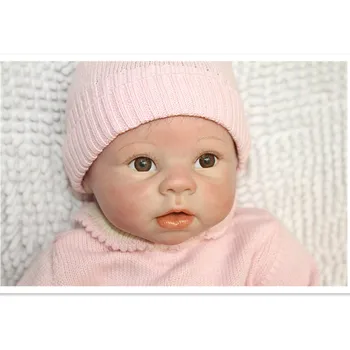 Rankų darbo Silikono Reborn Baby Lėlės 20 Colių,Ryškus Reborn Baby Doll Realaus Ieško Žaislas Vaikams Nemokamas Pristatymas