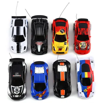 Spalvotų Kokso Gali Mini Greitis Sport Car RC Nuotolinio Valdymo Radijo bangomis Transporto priemonės Micro Automobilių Lenktynių Žaislas Dovana Vaikui-atsitiktinai