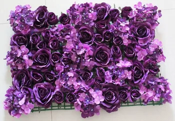 SPR Nemokamas Pristatymas - violetinė-8pcs/daug Artificialsilk rožių gėlių sienos vestuvių fone, vejos/ramstis kelių pirmaujančios rinkos apdaila
