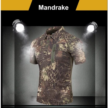Taktinis Range TEE Mandrake Trumpas Rankovės Marškinėliai Kryptek camo Veiklos Marškinėliai Quickdry
