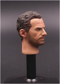 The Walking Dead 1/6 Masto Žmogaus Galva Skulptūra Šerifas Rick Galvos Skulptūra su Kaklo 12 colių Vyrų Veiksmų Skaičius, Kūno Priedų