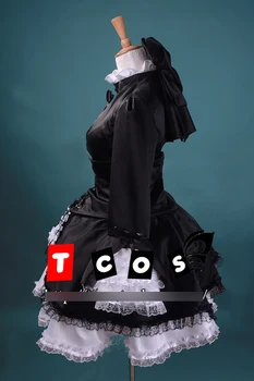 [Tinkinti] Anime Likimas Tuščiaviduriai Ataraxia Tamsiai Saber Viktorijos Gotika Suknelė, Pilnas komplektas cosplay kostiumų Karšto pardavimo S-XL Nauja nemokama shippin