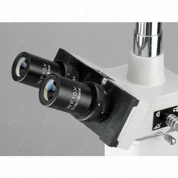 Trinokulinis Metalurgijos Mikroskopu--AmScope Prekių Trinokulinis Metalurgijos Mikroskopą, 40X-800X