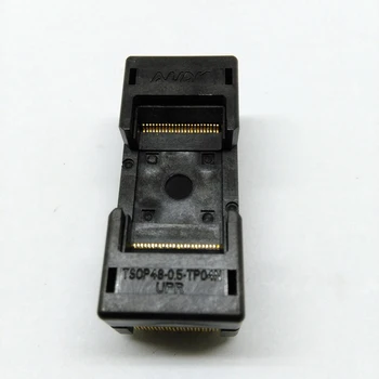 TSOP48 Ilgai Atidarykite Viršų Įrašyti į Lizdą Pin Pikis 0,5 mm IC Bandymų Lizdo Adapterį Transposon Adapteris Konversijos Blokuoti