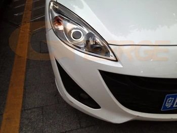 Už Mazda 5 Mazda5 2012 2013 Puikų led Angel Eyes Ultra ryškūs apšvietimo smd led Angel Eyes Halo Žiedas rinkinys