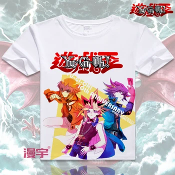 Yu-Gi-Oh! T-shirt Anime Yugi Mutou Cosplay Trumpas Rankovės marškinėliai Seto Kaiba Kvėpuojantis Marškinėlius Mados Vyrai Moterys Tees