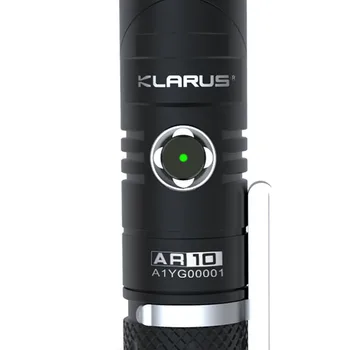 Įkraunamas Žibintuvėlis KLARUS AR10 CREE XP-L HI V3 LED 1020 liumenų kampas šviesos reguliuojamas galvos žibintuvėlis su baterija + įkroviklio kabelį