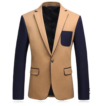Žiemos 2016 naujas stilius boutique vyrams sportiniai švarkai (bleizeriai) mados verslo laisvalaikio Susiuvimo kostiumas striukė su dulkių padengti didelius dydis M-3XL
