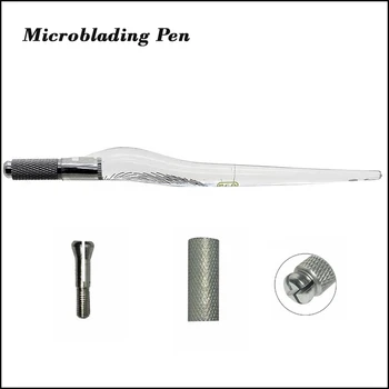 10pcs Microblading tebori Pen PCD Microblade Needle Holder eyebrow Permanent Makeup Manual Tattoo Pen